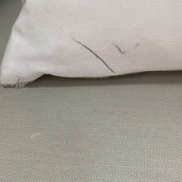 Restoration Hardware Style Cowhide Lumbar Feather Insert Pillow Alpine Chalet - Picture 4 of 4